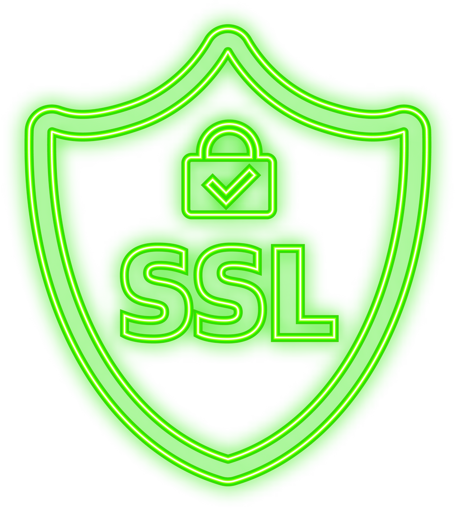 SSL encryption label. Secure banner. Vector illustration